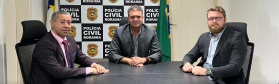 OAB Roraima faz visita institucional ao delegado geral da Polícia Civil